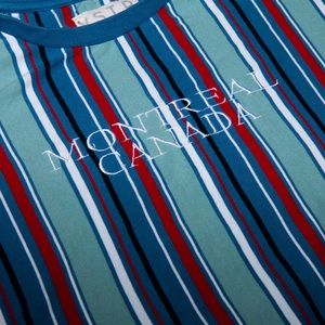 Montreal Canada Stripped T